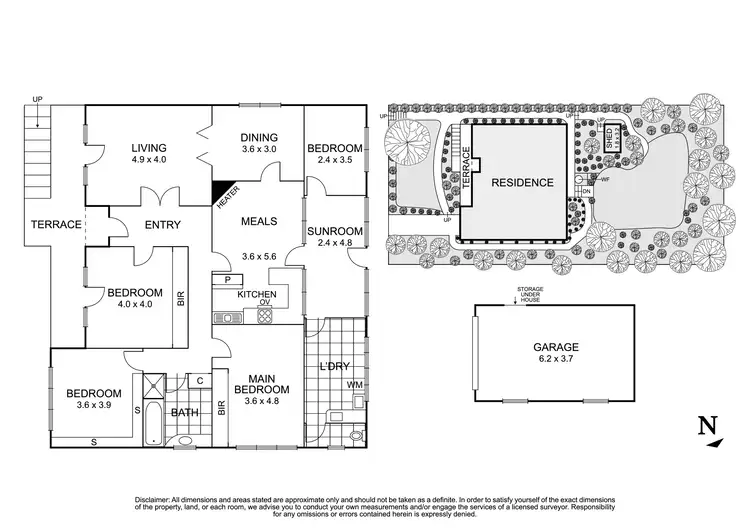 Floorplan of Homely house listing, 8 Flinders Street, Mitcham VIC 3132