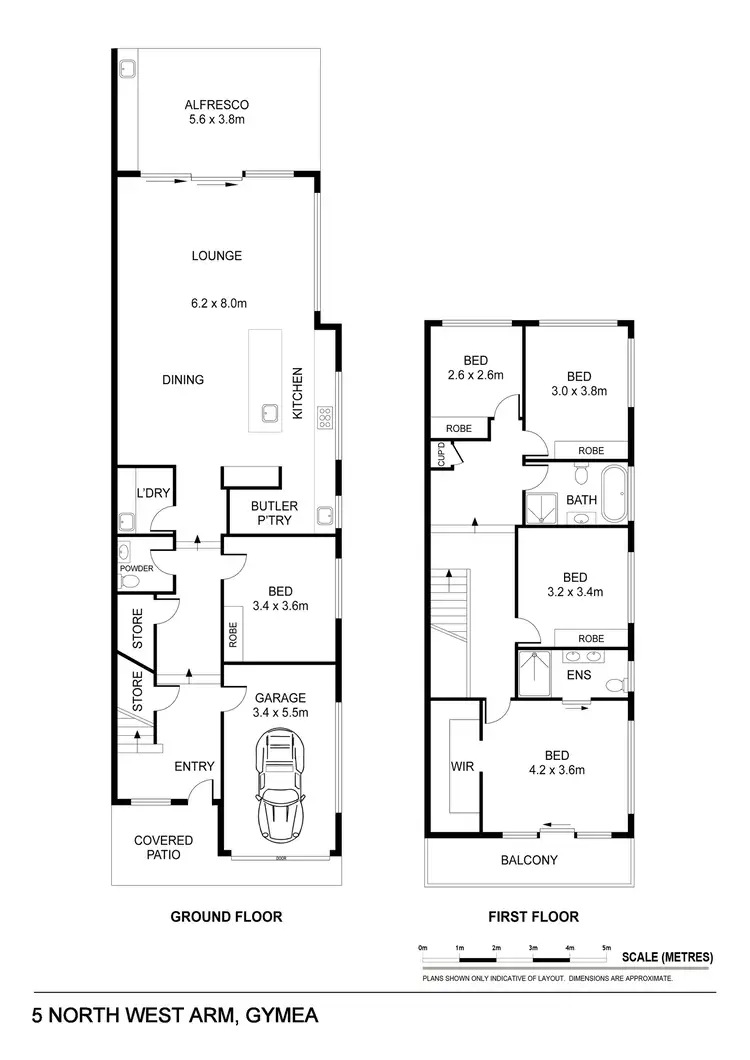 Floorplan of Homely semi-detached listing, 5a North West Arm Road, Gymea NSW 2227