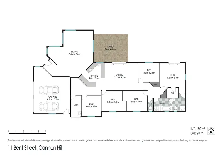 Floorplan of Homely house listing, 11 Bent Street, Cannon Hill QLD 4170