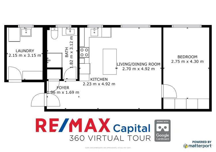 Floorplan of Homely unit listing, 23/46 Trinculo Place, Queanbeyan NSW 2620