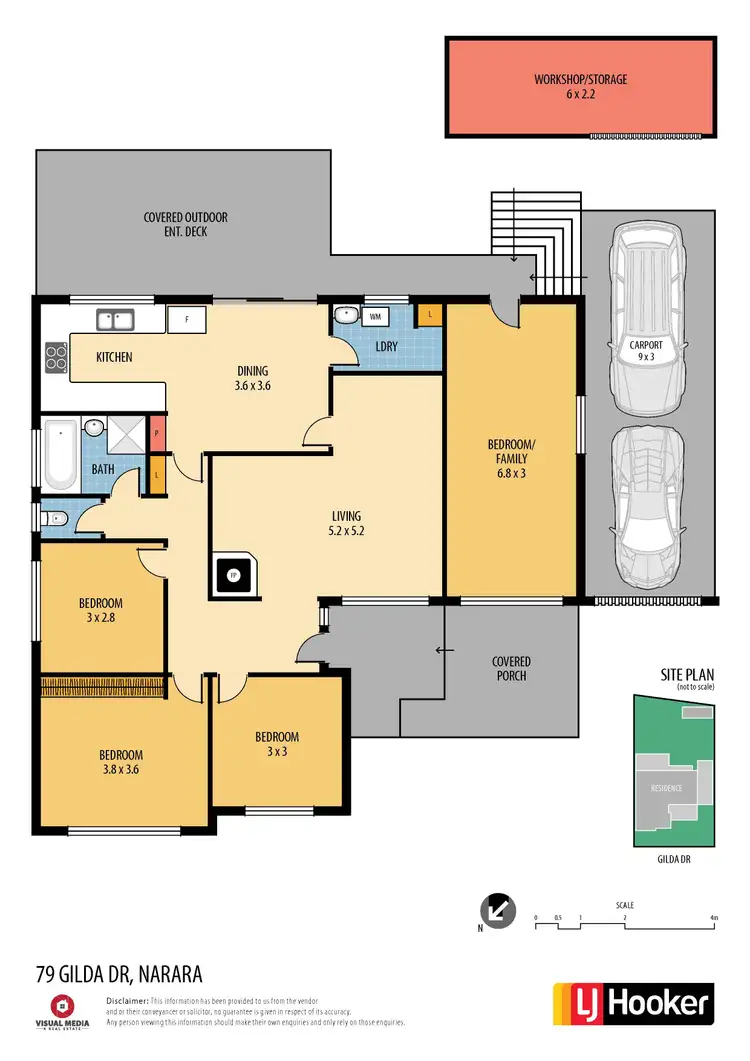 Floorplan of Homely house listing, 79 Gilda Drive, Narara NSW 2250