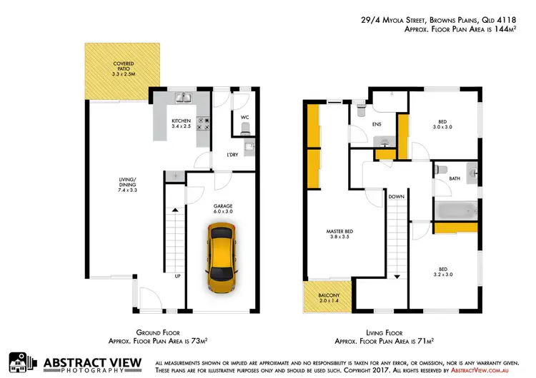 Floorplan of Homely townhouse listing, 29/4 Myola Street, Browns Plains QLD 4118