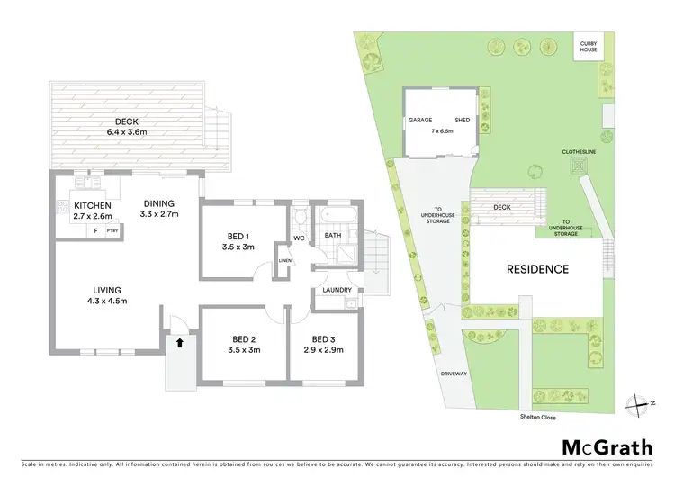 Floorplan of Homely house listing, 14 Shelton Close, Toormina NSW 2452