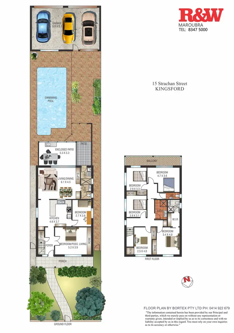 Floorplan of Homely house listing, 15 Strachan Street, Kingsford NSW 2032