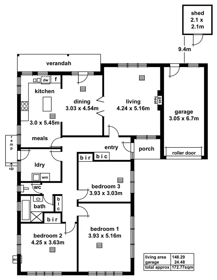 Floorplan of Homely house listing, 73 Stanley Street, Erindale SA 5066