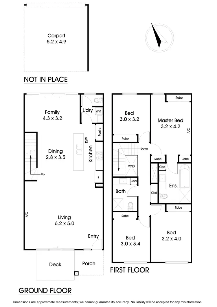 Floorplan of Homely townhouse listing, 127 Bunjil Way, Knoxfield VIC 3180