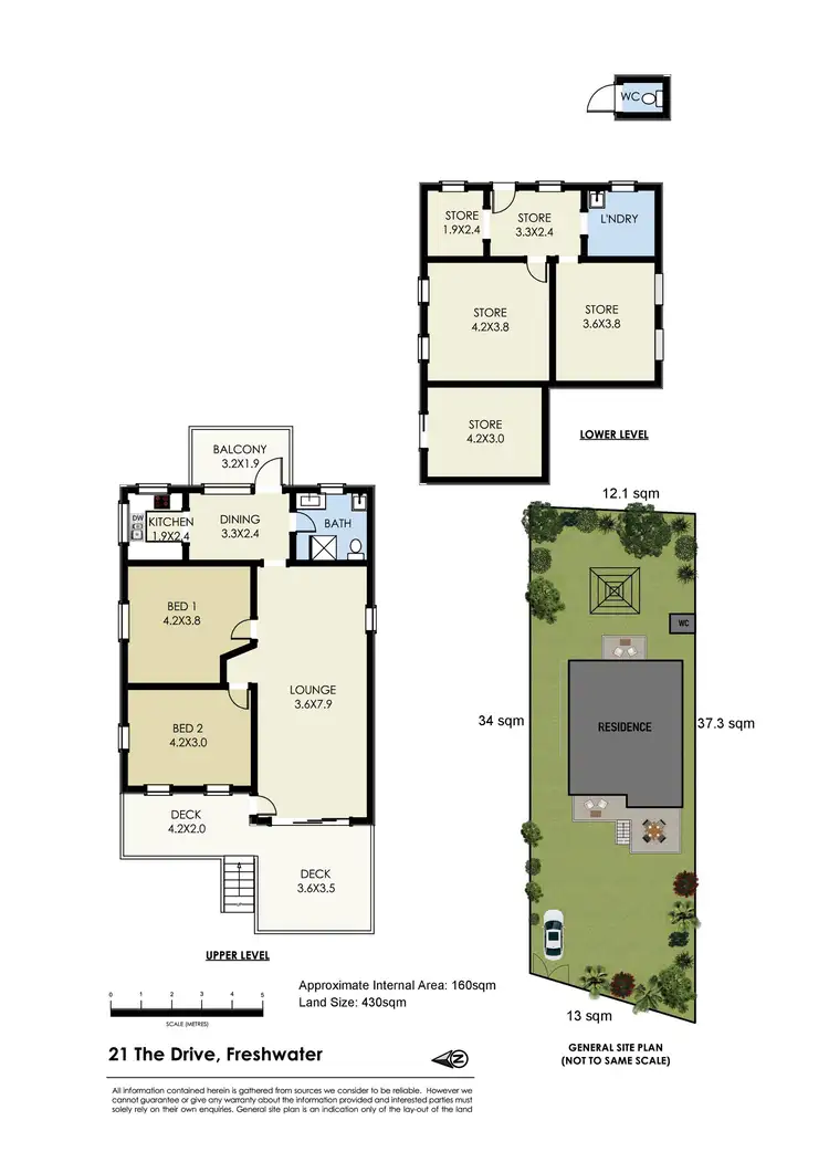 Floorplan of Homely house listing, 21 The Drive, Freshwater NSW 2096