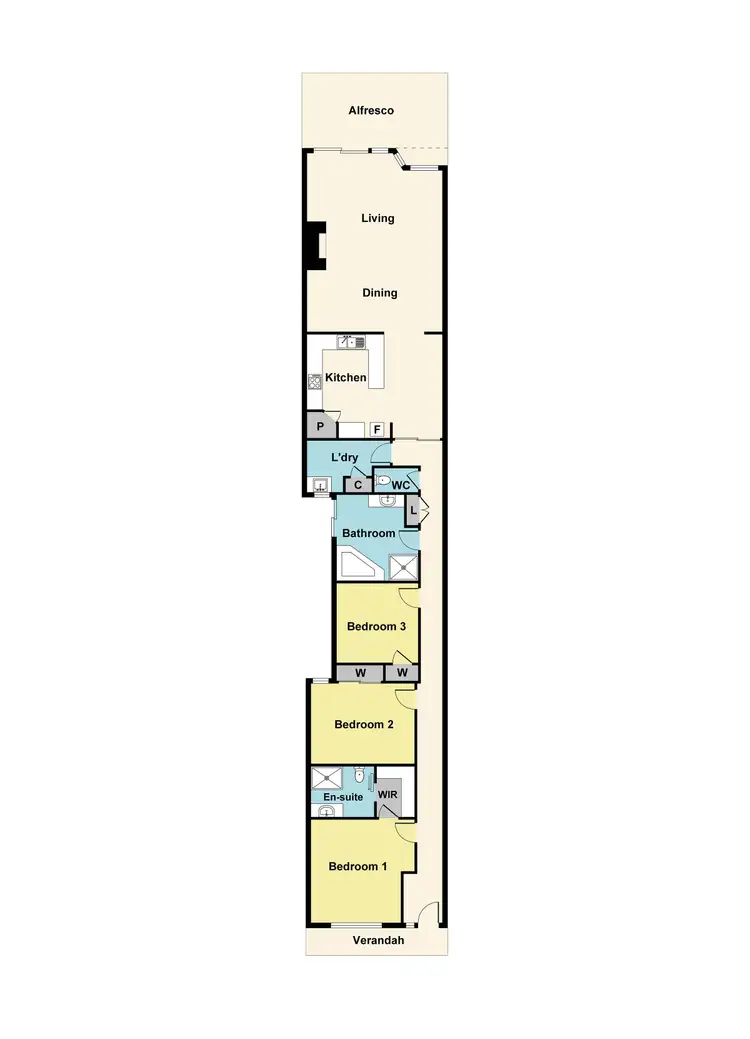 Floorplan of Homely townhouse listing, 19 Talbot Street South, Ballarat Central VIC 3350