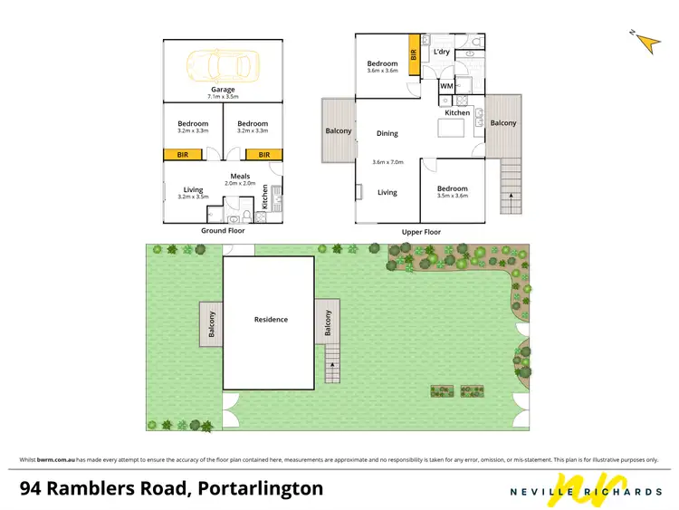 Floorplan of Homely house listing, 94 Ramblers Road, Portarlington VIC 3223