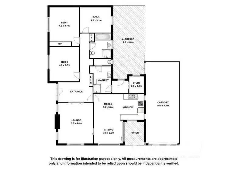 Floorplan of Homely house listing, 62 Cardinia Street, Mount Gambier SA 5290