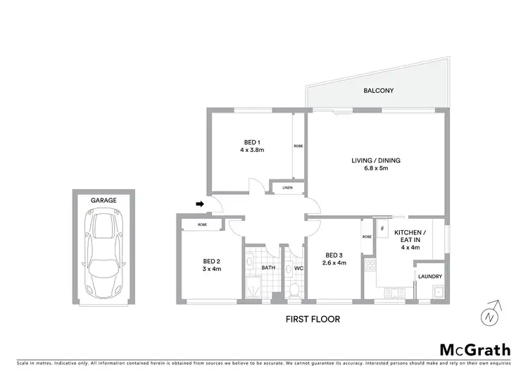 Floorplan of Homely apartment listing, 14/14 Essex Street, Epping NSW 2121