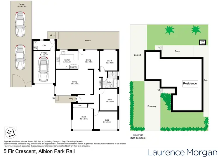Floorplan of Homely house listing, 5 Fir Crescent, Albion Park Rail NSW 2527