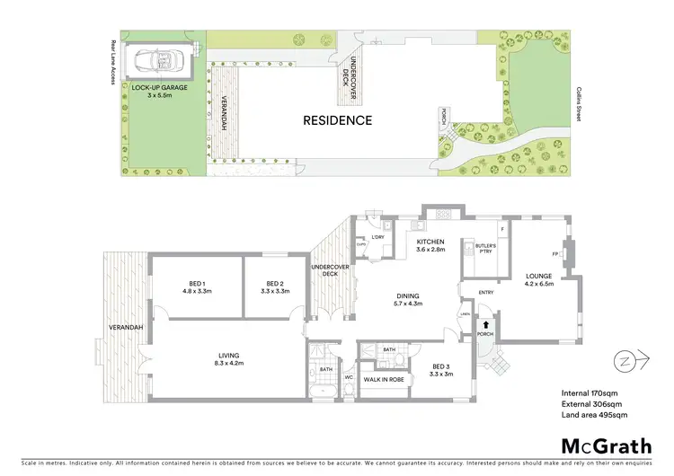 Floorplan of Homely house listing, 6 Collins Street, Belmont VIC 3216
