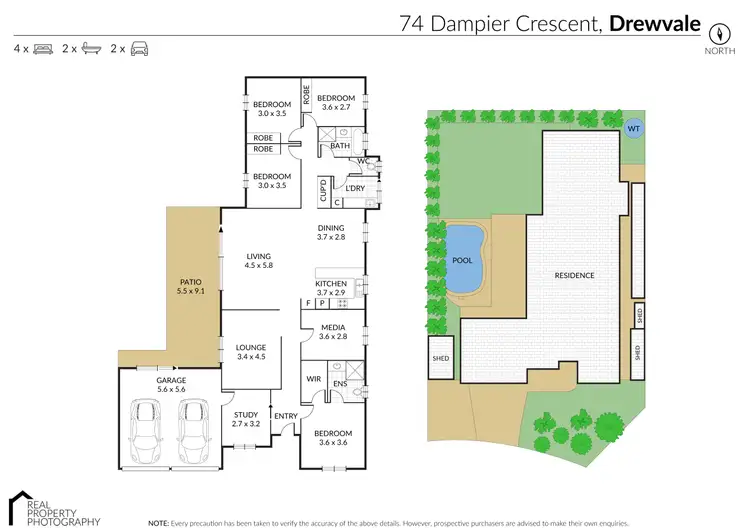 Floorplan of Homely house listing, 74 Dampier Crescent, Drewvale QLD 4116