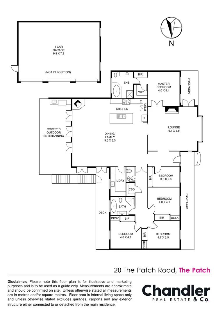 Floorplan of Homely house listing, 20 The Patch Road, The Patch VIC 3792