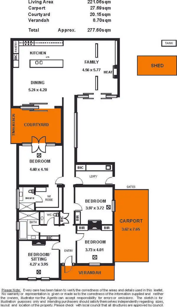 Floorplan of Homely house listing, 95 Rose Terrace, Wayville SA 5034