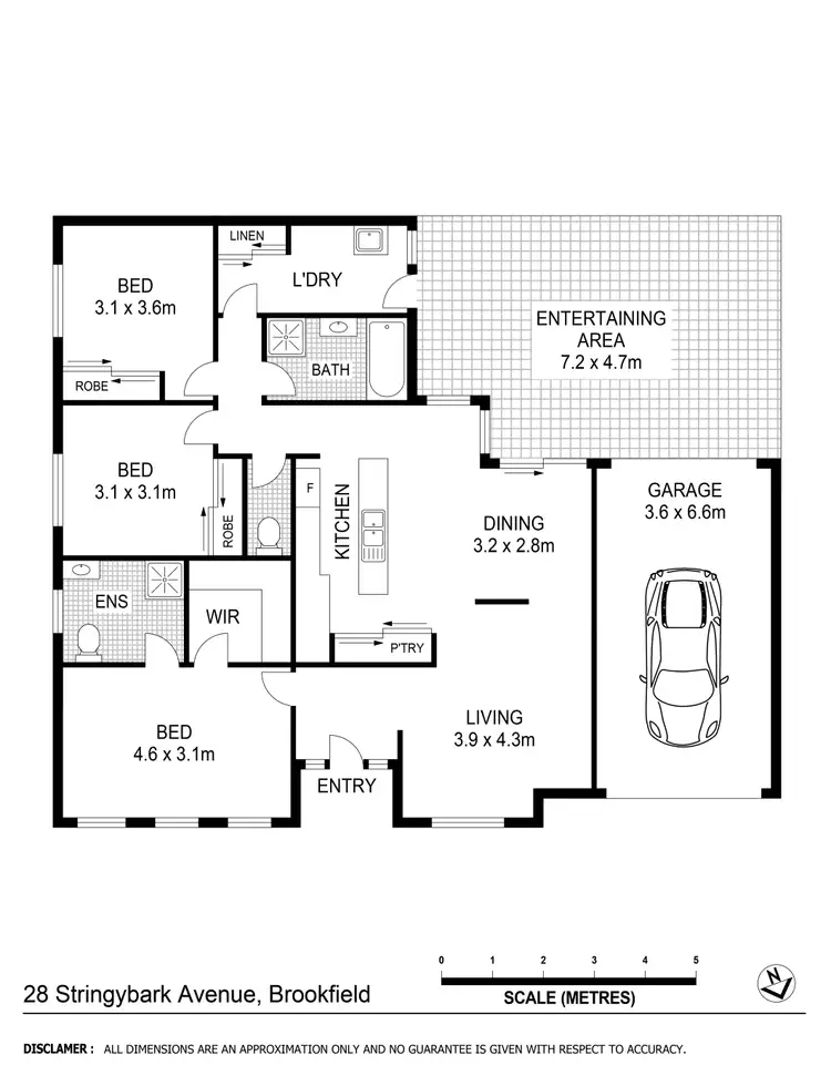 Floorplan of Homely house listing, 28 Stringybark Avenue, Brookfield VIC 3338