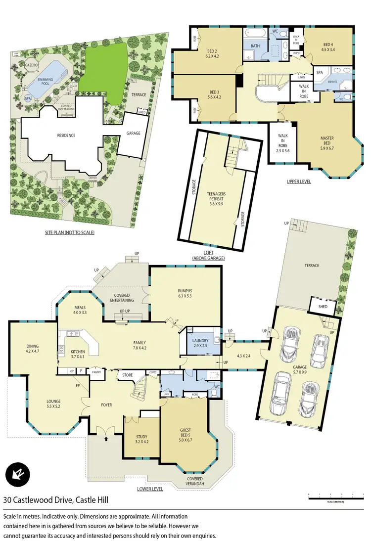 Floorplan of Homely house listing, 30 Castlewood Drive, Castle Hill NSW 2154