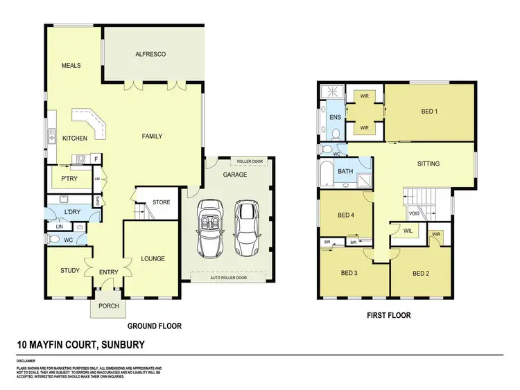 Floorplan of Homely house listing, 10 Mayfin Court, Sunbury VIC 3429