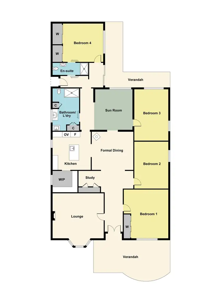 Floorplan of Homely house listing, 26 Victoria Street, Carisbrook VIC 3464