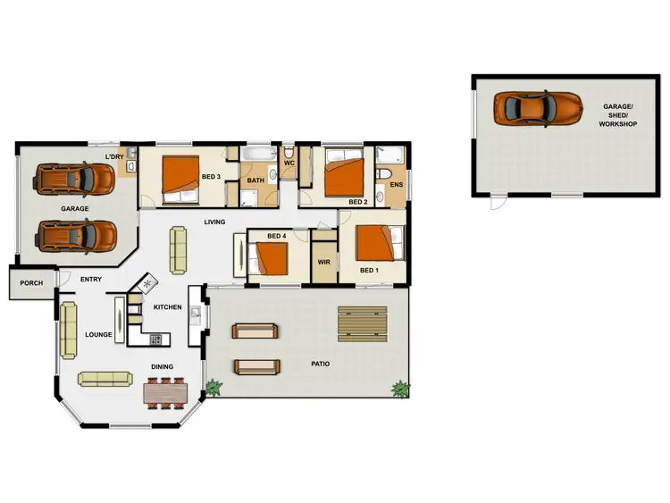 Floorplan of Homely house listing, 63 Short Street, Boronia Heights QLD 4124