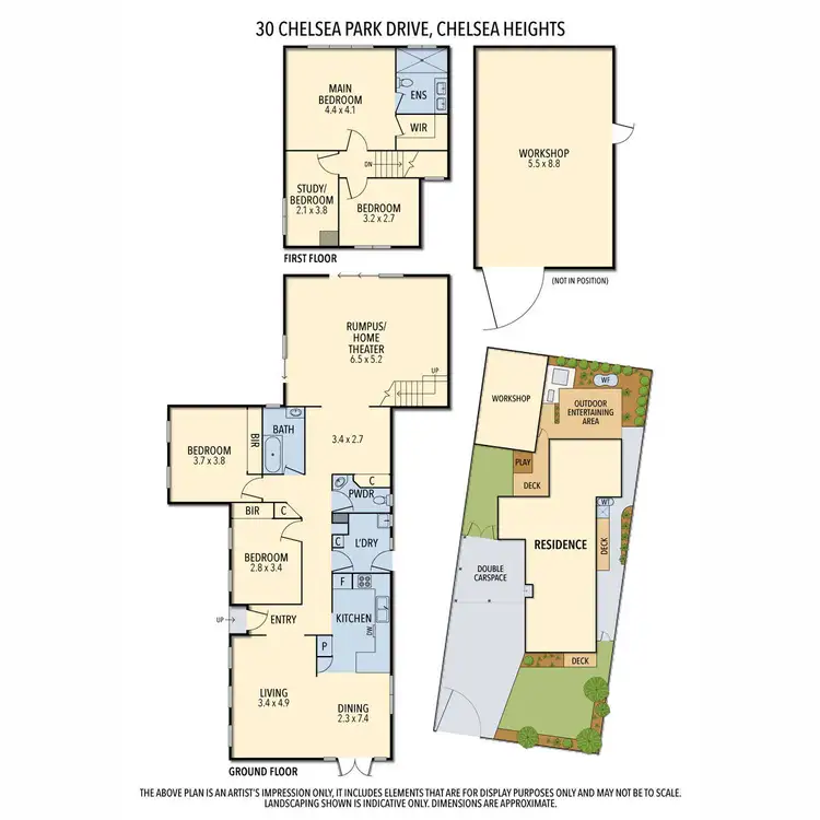 Floorplan of Homely house listing, 30 Chelsea Park Drive, Chelsea Heights VIC 3196