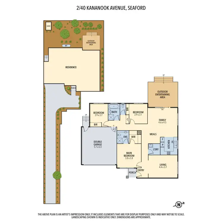 Floorplan of Homely house listing, 2/40 Kananook Avenue, Seaford VIC 3198