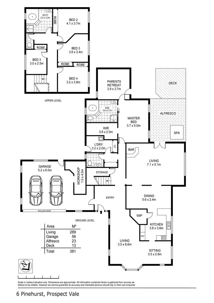 Floorplan of Homely house listing, 6 Pinehurst Court, Prospect Vale TAS 7250