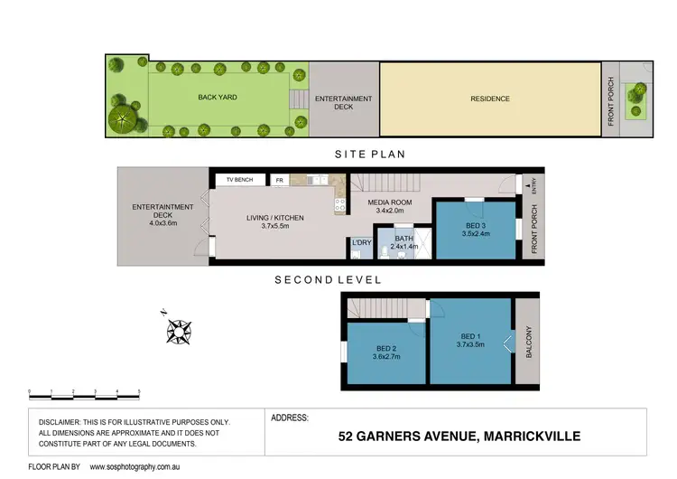 Floorplan of Homely house listing, 52 Garners Avenue, Marrickville NSW 2204