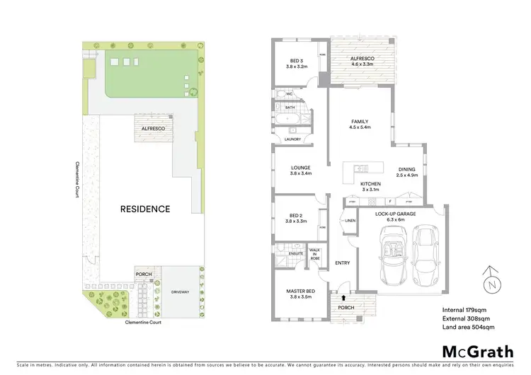 Floorplan of Homely house listing, 15 Clementine Court, Grovedale VIC 3216