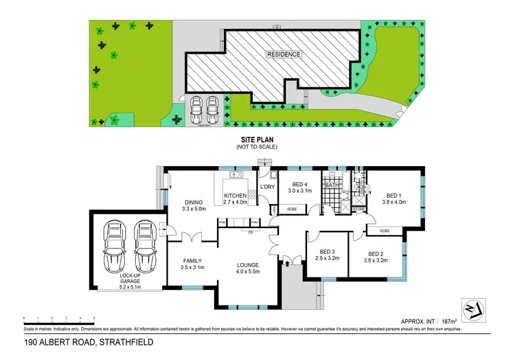 Floorplan of Homely house listing, 190 Albert Road, Strathfield NSW 2135