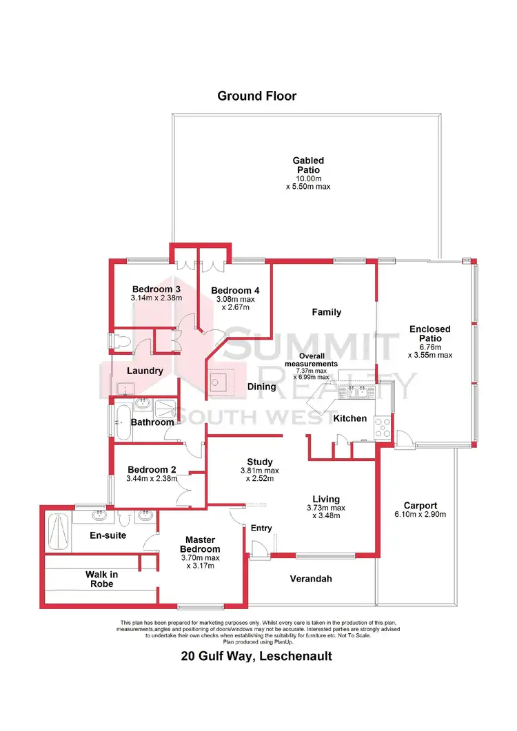 Floorplan of Homely house listing, 20 Gulf Way, Leschenault WA 6233