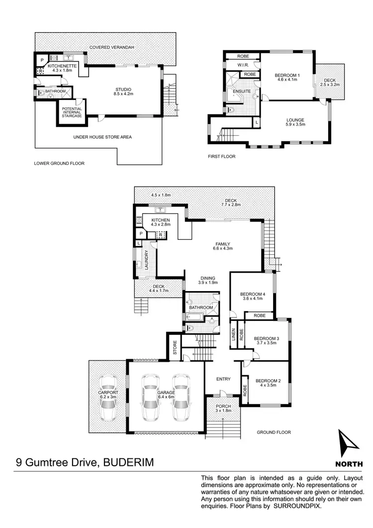 Floorplan of Homely house listing, 9 Gumtree Drive, Buderim QLD 4556