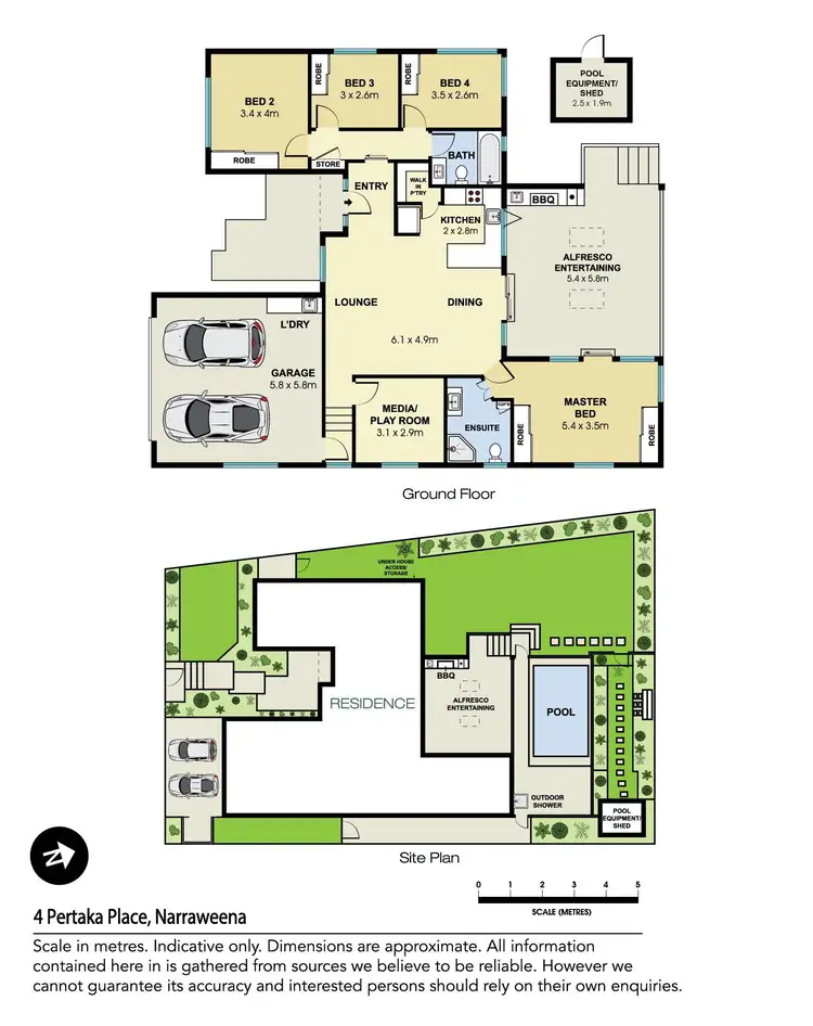 Floorplan of Homely house listing, 4 Pertaka Place, Narraweena NSW 2099