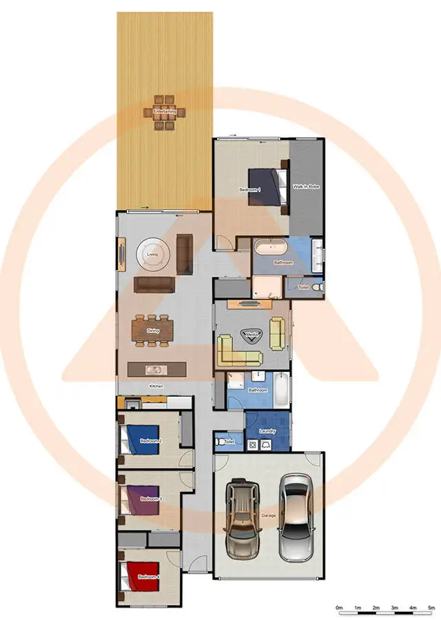 Floorplan of Homely house listing, 14 Vantage Lane, Yarrabilba QLD 4207