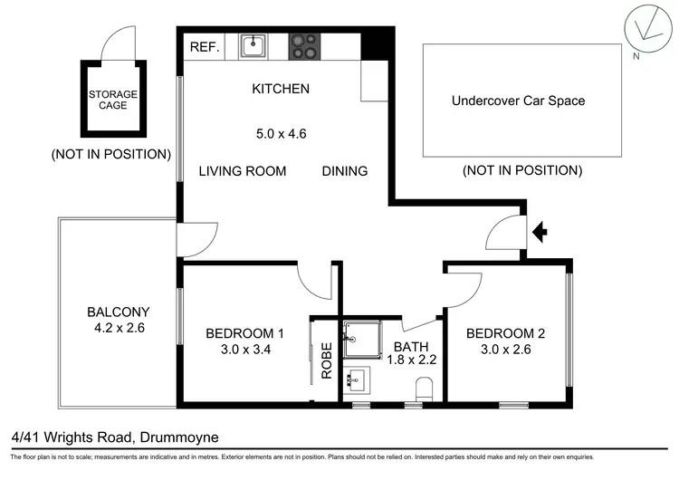 Floorplan of Homely apartment listing, 4/41 Wrights Road, Drummoyne NSW 2047