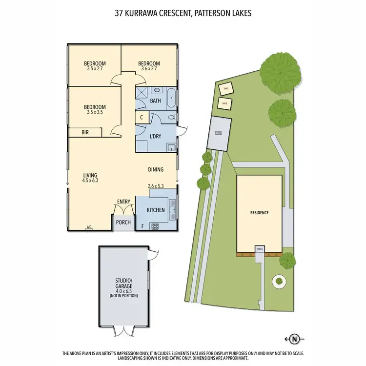Floorplan of Homely house listing, 37 Kurrawa Crescent, Patterson Lakes VIC 3197