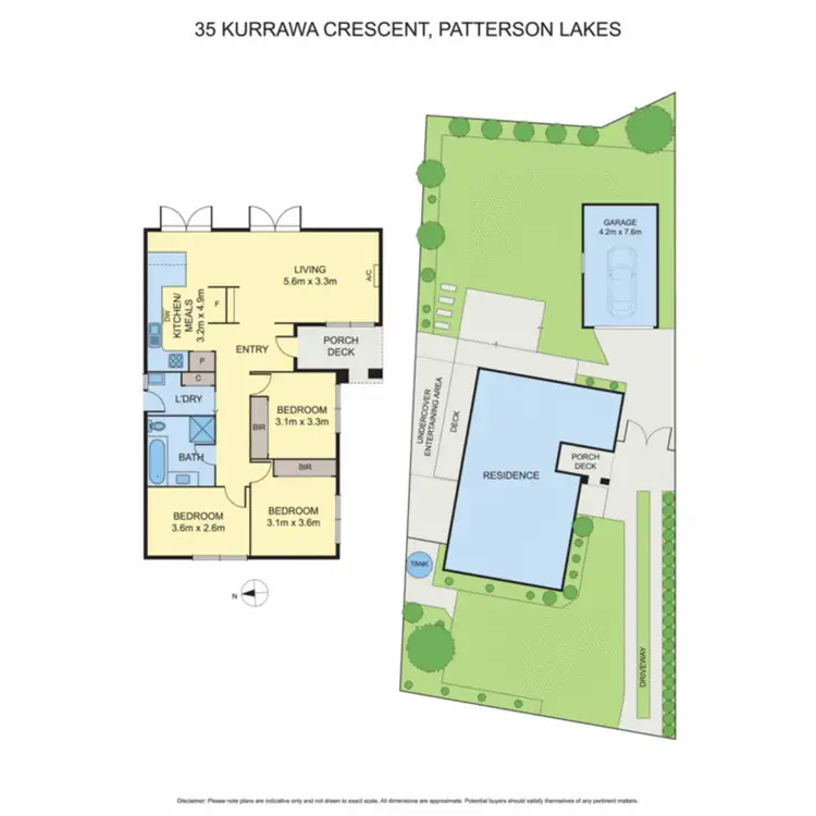 Floorplan of Homely house listing, 35 Kurrawa Crescent, Patterson Lakes VIC 3197