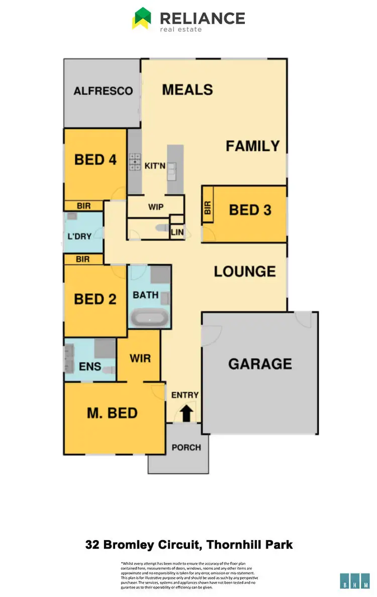 Floorplan of Homely house listing, 32 Bromley Circuit, Thornhill Park VIC 3335