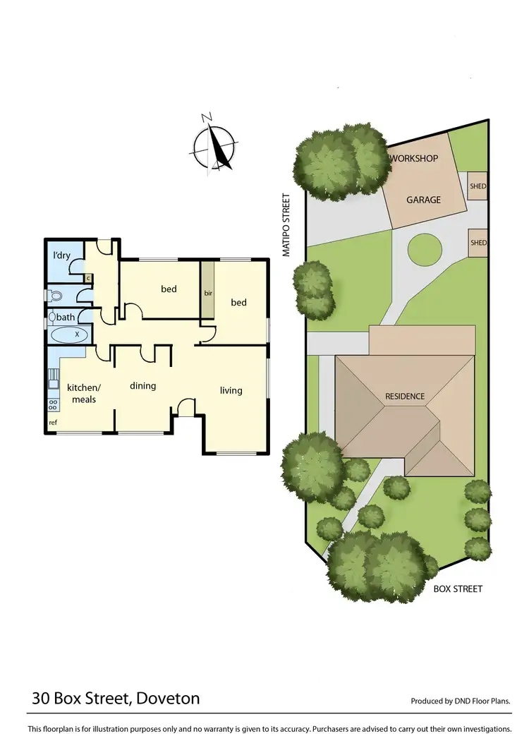 Floorplan of Homely house listing, 30 Box Street, Doveton VIC 3177