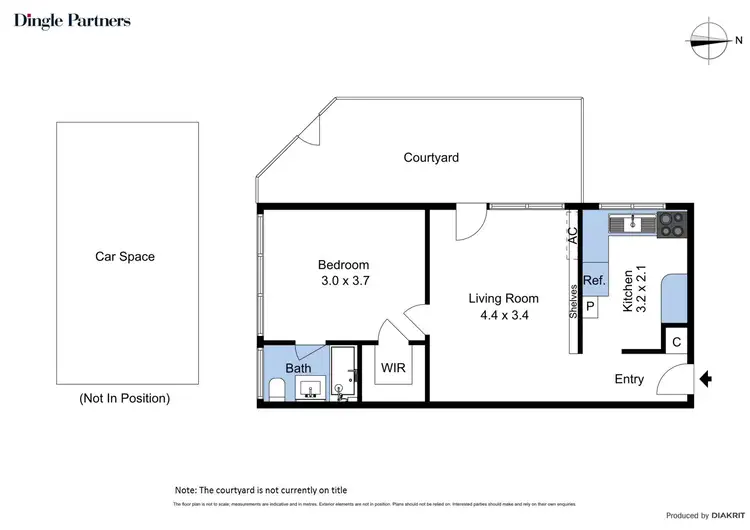 Floorplan of Homely apartment listing, 6/24 Ormond Road, Ascot Vale VIC 3032