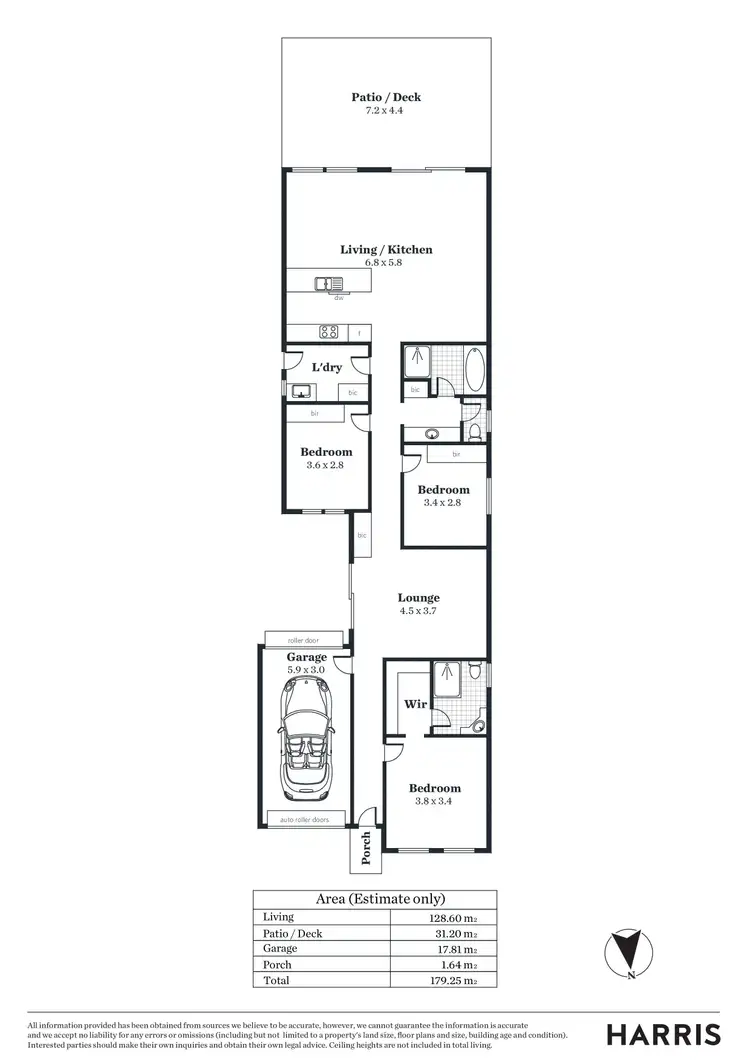 Floorplan of Homely house listing, 6 Bourlang Avenue, Camden Park SA 5038