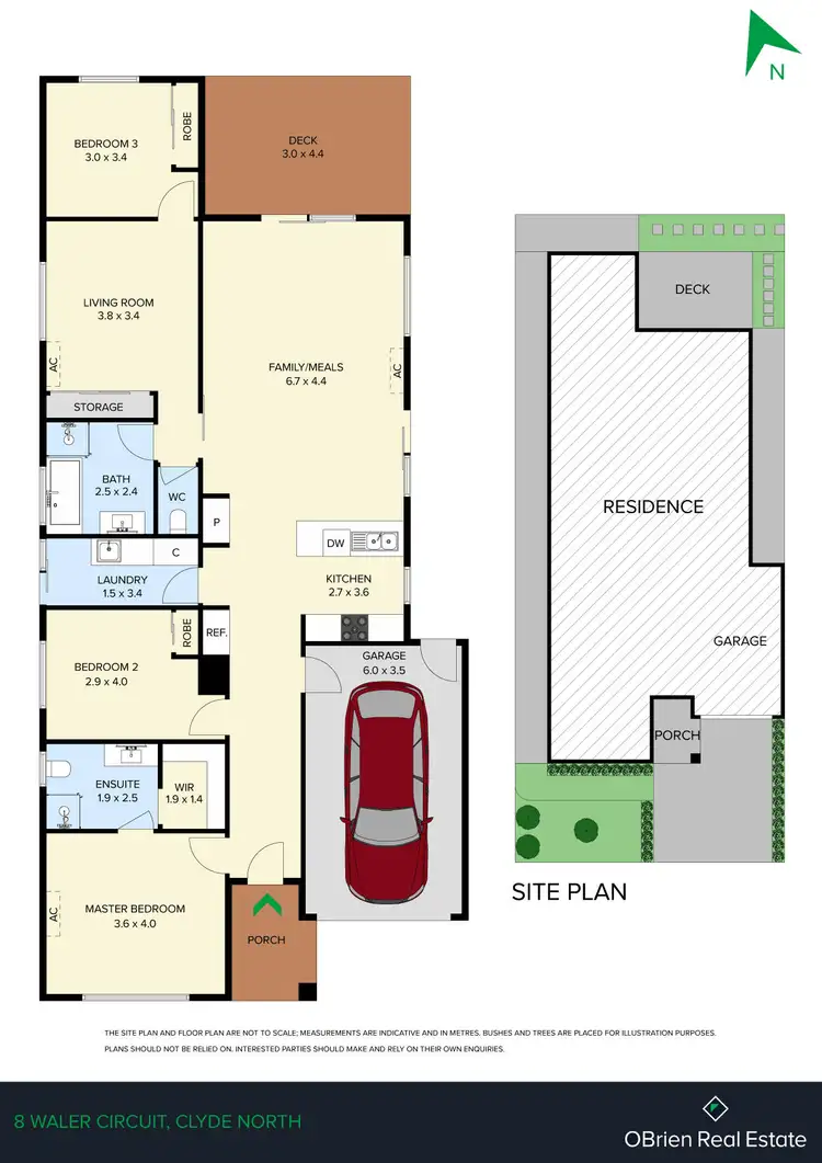 Floorplan of Homely house listing, 8 Waler Circuit, Clyde North VIC 3978