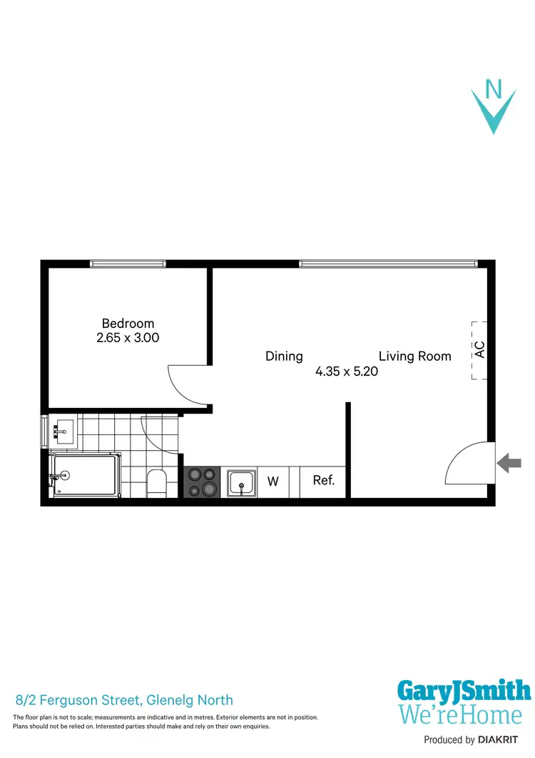 Floorplan of Homely unit listing, 8/2 Ferguson Street, Glenelg North SA 5045