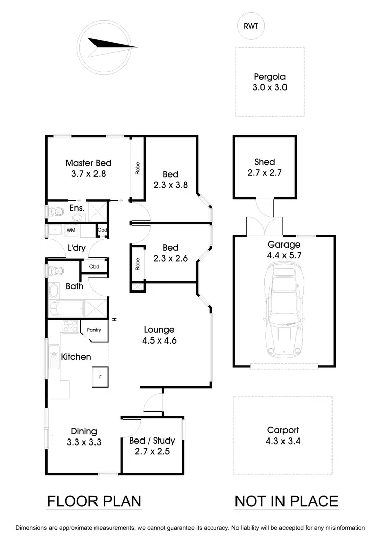 Floorplan of Homely house listing, 10 Corinella Square, Wantirna VIC 3152