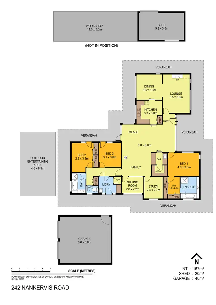 Floorplan of Homely house listing, 242 Nankervis Road, Mandurang VIC 3551