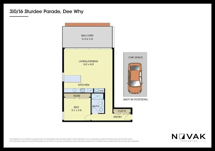 Floorplan of Homely apartment listing, 310/16-22 Sturdee Parade, Dee Why NSW 2099