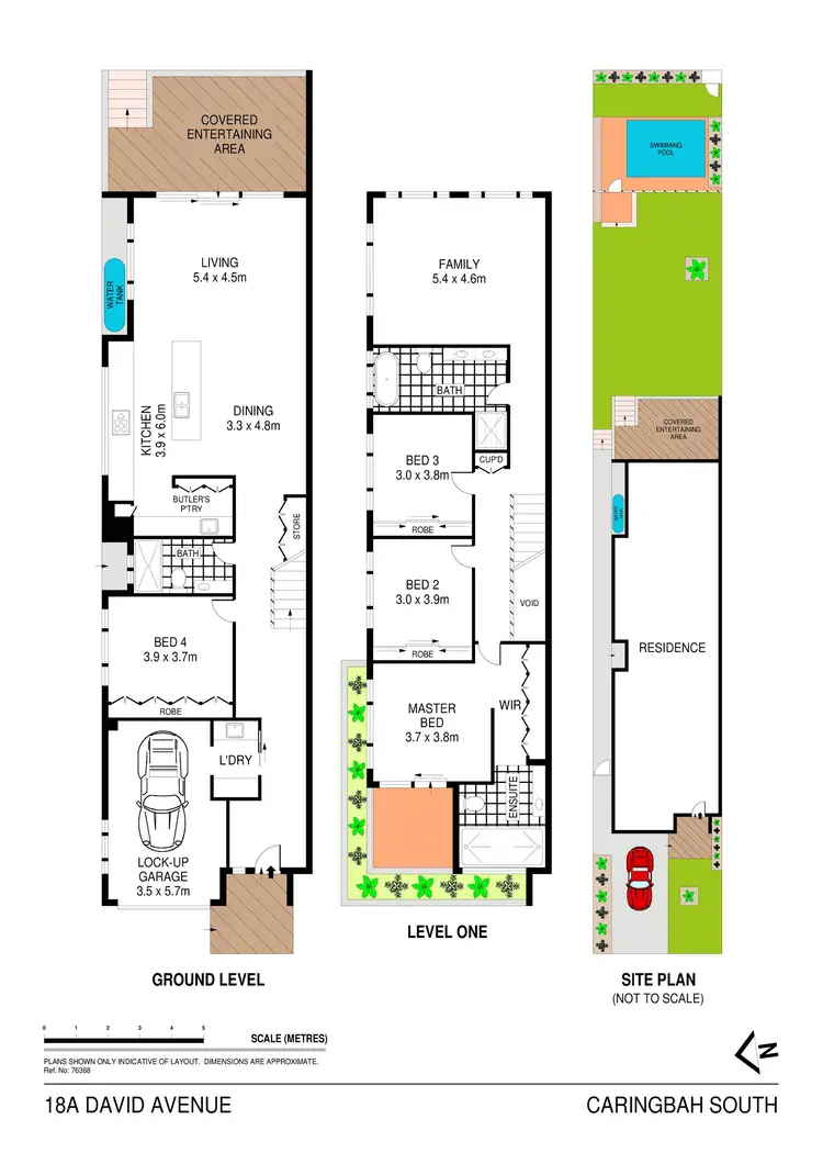 Floorplan of Homely house listing, 18a David Avenue, Caringbah South NSW 2229