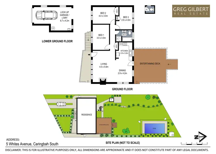 Floorplan of Homely house listing, 5 Whites Avenue, Caringbah South NSW 2229