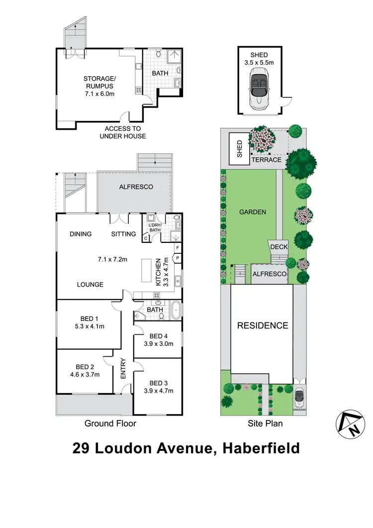 Floorplan of Homely house listing, 29 Loudon Avenue, Haberfield NSW 2045